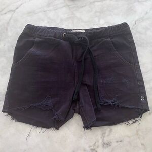 One Teaspoon Shabbies Black Shorts